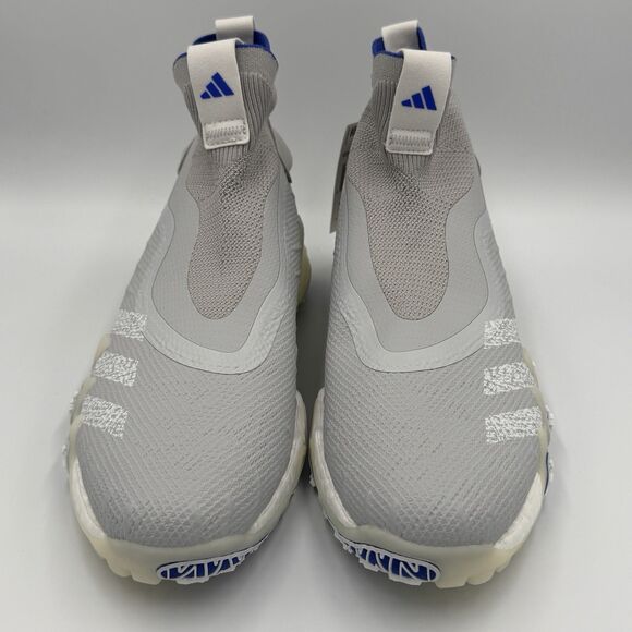 Adidas CodeChaos Golf Shoes Men\'s Size 9 Laceless Spikeless Grey/Blue H06478 main image 5